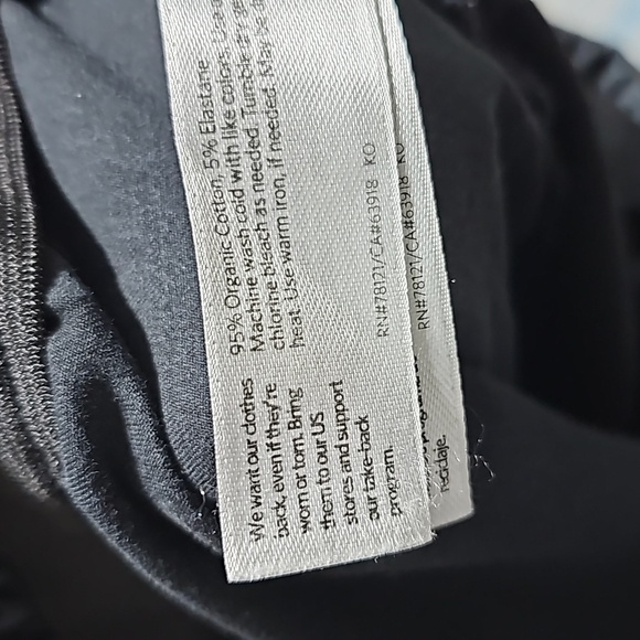 Eileen Fisher Black Pull-on High Waisted Pants Size Large - Picture 5 of 7